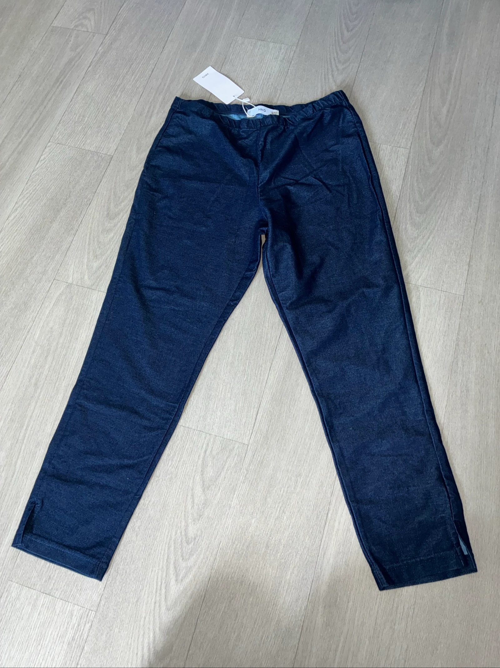 Legging Capri azul-marinha com fenda P – photo 6